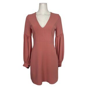 Alexis Ellena Dress S Pink Long Sleeve Mini